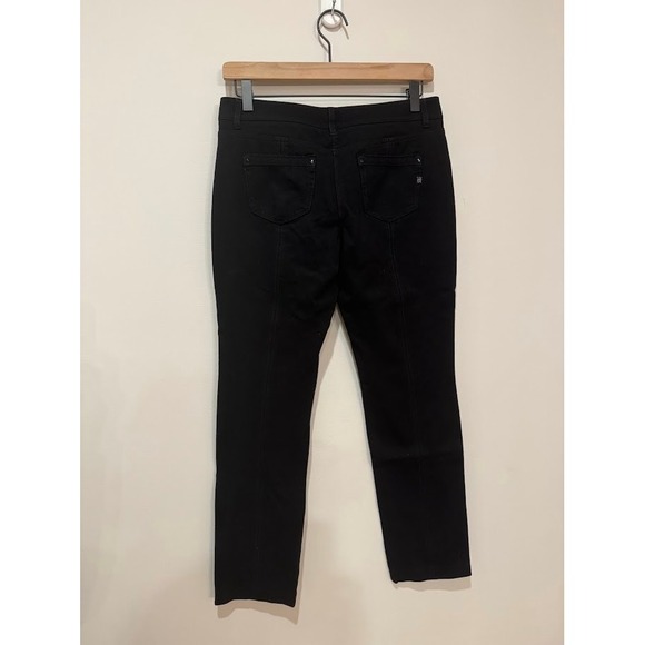 White‎ House Black Market Slim Leg Black Pants Women's Size 4 - Picture 5 of 9